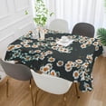 thumbnail image 5 of Coolnut Daisy Flower Tablecloth, Waterproof Washable Polyester Square Table Cover, Durable Tablecloth for Kitchen Dining Table Party Decor, 54"X 72", 5 of 7