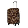 thumbnail image 2 of Salouo Golden Snowflakes Pattern Travel Dust-proof Suitcase Cover, Softside Suitcase Protector Luggage Cover Protector for 18-32inch ,Not Included Suitcase, 2 of 8
