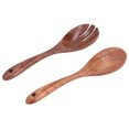 thumbnail image 2 of VGEBY Acacia Wood Fork And Spoon Set Salad Toss And Mix Servers Cooking Spoon Spork Set With Ergonomically Designed Wide Handle, 2 of 8