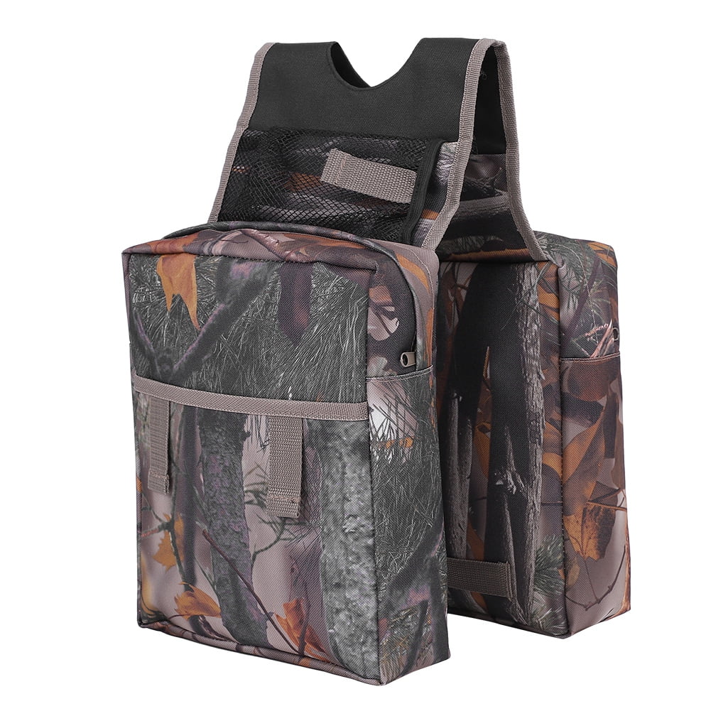 Mgaxyff Padded Saddle Bag, Saddle Bag,Camouflage ATV Motorcycle