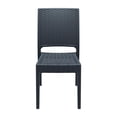 thumbnail image 3 of Compamia Florida Wickerlook Patio Dining Chair in Dark Gray, 3 of 13