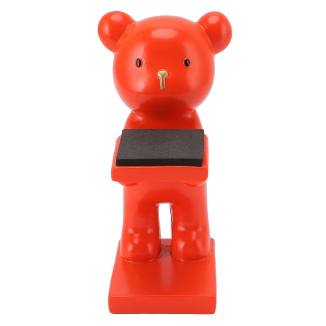 Soporte De Exhibición De Reloj De Resina, Soporte De Reloj De Oso Material De Resina Mano De Obra Fina Multifunción Hecho A Mano Para Oficina ANGGREK Otros