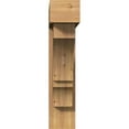 thumbnail image 2 of Ekena Millwork 7 1/2"W x 34"D x 34"H Balboa Block Smooth Bracket w/ Offset Brace, Western Red Cedar, 2 of 25