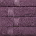 thumbnail image 3 of Superior Hymnia Egyptian Cotton Hand Towel Set, Plum, 3 of 7