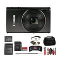 thumbnail image 1 of Canon PowerShot ELPH 360 HS Digital Camera 12x Zoom Black Bundle 64GB Kit (International Model), 1 of 1