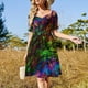 thumbnail image 4 of Vestido Pickle de manga corta vestido para mujer vestidos de verano, 4 of 7