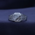 thumbnail image 3 of AFFY Men's Two-Tone Zeus Signet Ring In 14K White Gold Over 925 Sterling Silver, Ring Size 10, 3 of 7