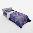 thumbnail image 3 of Ethnic Duvet Cover Set, Yoga and Meditation Cosmos Theme Psychedelic Composition, Bedding Set with Shams and Fitted Sheet, 3 Sizes, by Ambesonne, 3 of 3