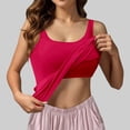 thumbnail image 2 of CHENge Workout Tops for Women Racerback Sleeveless Athletic Tank Tops with Built Open Back Basic Undershirt Yoga Shirts Athletic Running Oversized Gym Clothes, 2 of 8