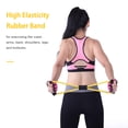 thumbnail image 3 of Mistaha Yoga Gym Fitness 8-shape Pulling Rope Exercise Resistance Band Chest Expander Muscle Training Tubing Stretching Pull Rope, 3 of 8