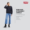 thumbnail image 4 of LEVI'S WOMEN'S RIBCAGE STRAIGHT ANKLE JEANS MEDIUM STRETCH - SIZE: 24X27 - BLUE, 4 of 5
