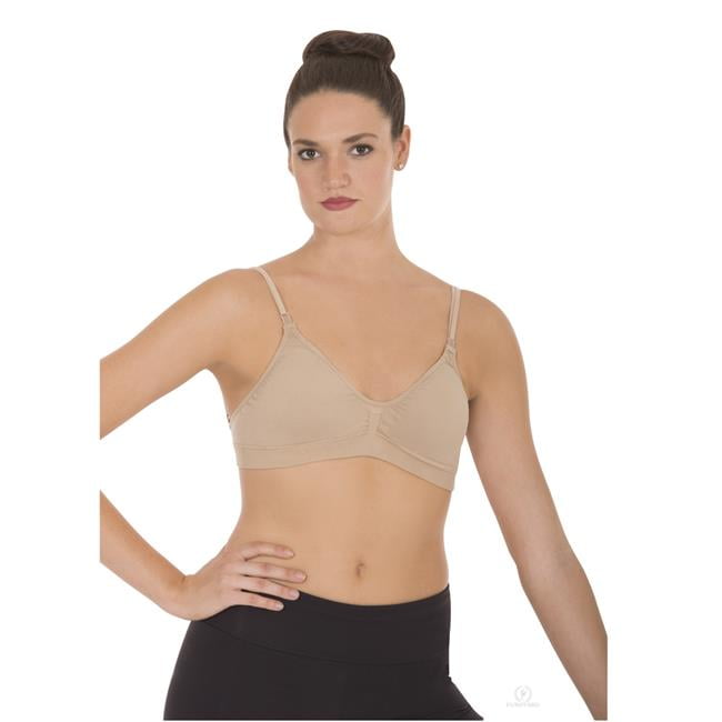 clear strap sports bra