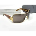 thumbnail image 1 of MIU MIU SUNGLASSES SMU51G 7FS-3N1 Shield Gold And Tortoise, 1 of 6