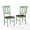 Teal, variant on Crosley Furniture Shelby 18" Traditional Wood Dining Chair in Teal (Set of 2)