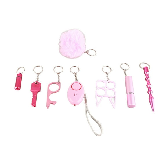 Safety Key Chain,8 Pcs Protective Keychain Protective Keychain Setfor Women Protective Key Chain Professionally Tested