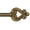 Antique Gold, variant on Urbanest 5/8" Diameter Harp Adjustable Single Curtain Rod, Antique Gold, 28"-48"