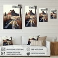 thumbnail image 4 of Designart Snow Covered Path And Barn Canvas Wall Art, 4 of 5