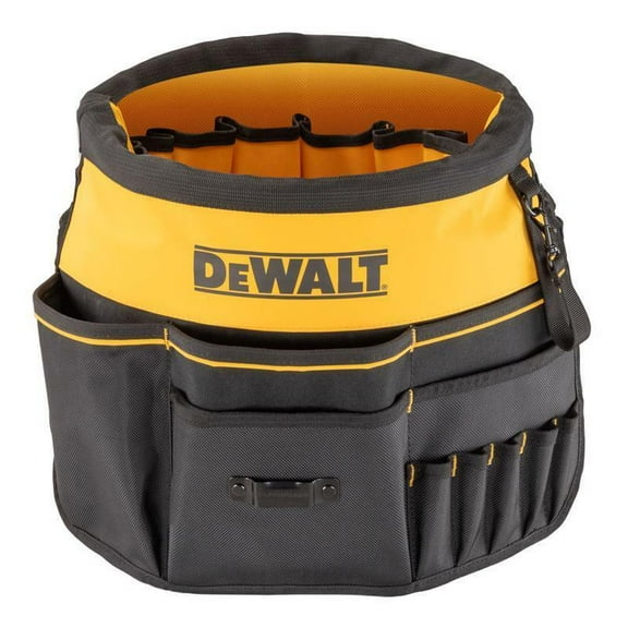 DeWALT DWST560109 Foldable Multi-functional Tool Bag, Bucket Cover, Garden Bag, Soft Black & Yellow