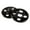 Black 20L, variant on Mibo 12pcs Nylon Resin Sew Through Snap - 4 Hole - 20L(12mm) - White