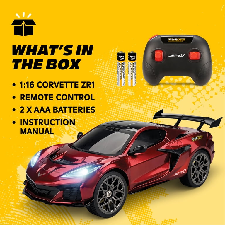 MotorDayz 1:16 Remote Control Chevy Corvette ZR1 photo 6