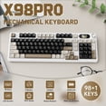thumbnail image 3 of ATTACK SHARK X98PRO Wireless Gaming Keyboard, 99 Keys Wireless Mechanical Keyboard with LED Color Display & Number Pad, 3 of 10