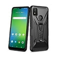 thumbnail image 2 of For Alcatel TCL A3 A509DL Case Holster Belt Clip Kickstand Design Phone Cover With Free Tempered Glass Screen Protector - Black, 2 of 5