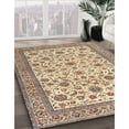 thumbnail image 2 of Ahgly Company Indoor Square Traditional Sienna Brown Persian Area Rugs, 6' Square, 2 of 6