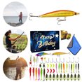 thumbnail image 4 of Pesca Con Cabezas Plantilla Ganchos Señuelos Cebo Gusano Suave para Amantes La Hombres Adultos Adolescentes, 4 of 9