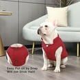 thumbnail image 5 of 2 Layers Fleece Lined Warm Dog Jacket for Puppy Winter Cold Weather,Soft Windproof Small Dog Coat 1Pack, 5 of 9