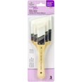 thumbnail image 1 of Crafter's Choice Ensemble de Brosses Grand Angle en Taklon Blanc-3/pkg, 1 of 1