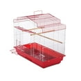 thumbnail image 3 of Prevue Produits pour Animaux SP50041 Cage à Oiseaux Style Grange, Rouge/blanc, 3 of 4