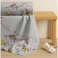 thumbnail image 4 of Soimoi Cotton Voile Fabric Floral & Yellow Bird Printed Fabric 1 Yard 42 Inch Wide, 4 of 7