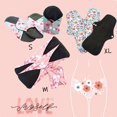 thumbnail image 4 of Almohadillas menstruales reutilizables, suaves y ajustables, de Asenappy, 4 of 7