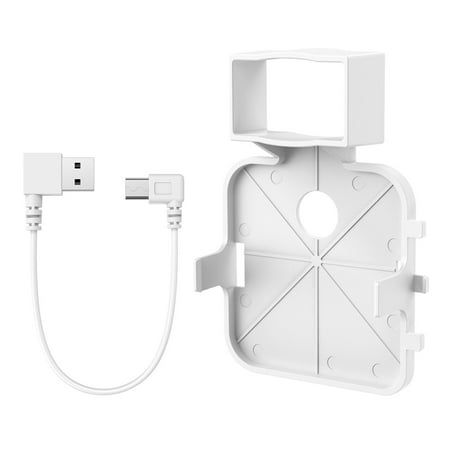 Messy Wire - Outlet Wall Mount Hanger Holder Stand for Blink Sync Module, Bracket Holder for Blink XT Outdoor and Indoor Security Camera with Easy Mount and No Messy Wires or Screws