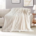 thumbnail image 2 of YATLTE Soft Throw Blanket, Home Black Throw Blanket, Faux Fur Throw Blanket Tie-Dye, Rabbit Fluff Blanket for Couch Bed Sofa,Softest Fluffy Fuzzy Cozy Blanket, 2 of 8