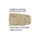 thumbnail image 3 of Cinturones anchos tejidos para mujer de talla grande INSPIRE CHIC con hebilla gruesa beige 114cm, 3 of 4
