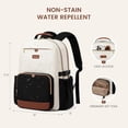 thumbnail image 4 of LOVEVOOK Laptop Backpack for Women with Pouch Pocket for Large Capacity Cup,15.6 Inch Laptop Computer Bag Travel Backpack Purse,Waterproof Work Business Backpack College Teacher Bags, 4 of 7