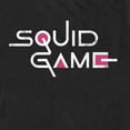 thumbnail image 2 of Men's Squid Game Distressed Logo Black  T-Shirt - Black - Small, 2 of 4