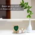 thumbnail image 6 of matashi mini picture frames; photograph memory keeper for desktops, side tables (gold, heart), 6 of 7