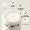 thumbnail image 2 of 7oz White Matte Glass Candle, Lavender Scented, Anniversary Gift, Aromatherapy Candle for Home, Gift for Husband Wife, 2 of 7
