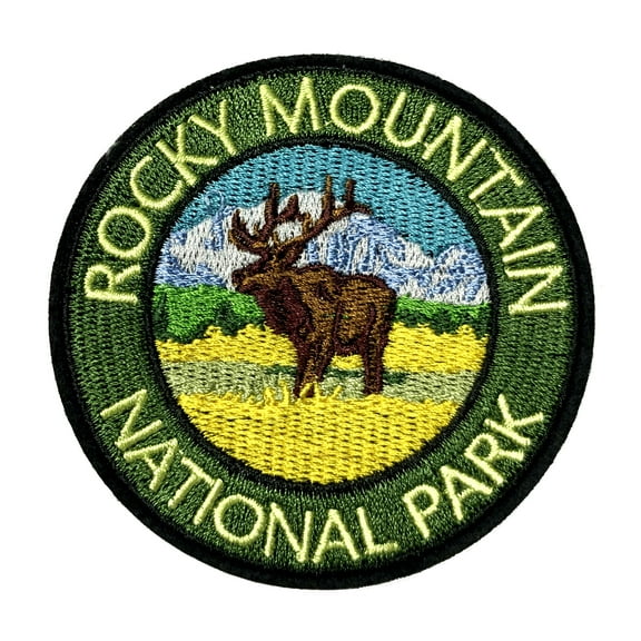 Rocky Mountain National Park Embroidered Patch Iron/Sew-On Applique Souvenir