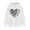White, variant on LOVZFMLL Essentials Hoodie Classic Heart Print Long Sleeve Hooded Pullover Fall Clothes 2025 Women Fashion Comfort Streetwear Tops