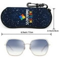 thumbnail image 3 of Travel Sunglasses Case with Clip, Portable Glasses Pouch Zipper Eyeglass Bag, Lightweight Soft Holder for Men Women Kids, Versatile Design, 7.5 x 3.5 x Style, 3 of 7