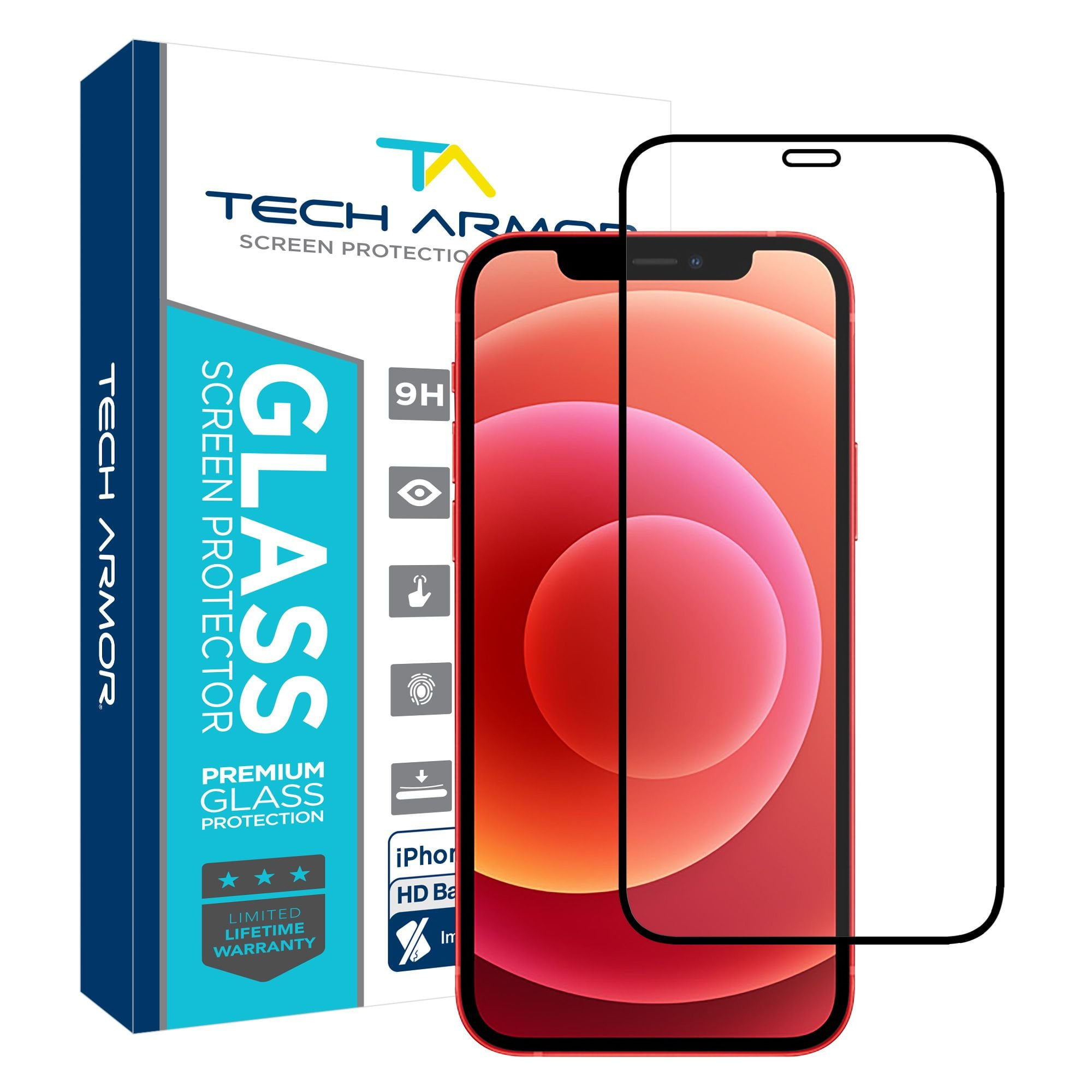 Tech Armor Edge to Edge Glass Screen Protector Designed for Apple