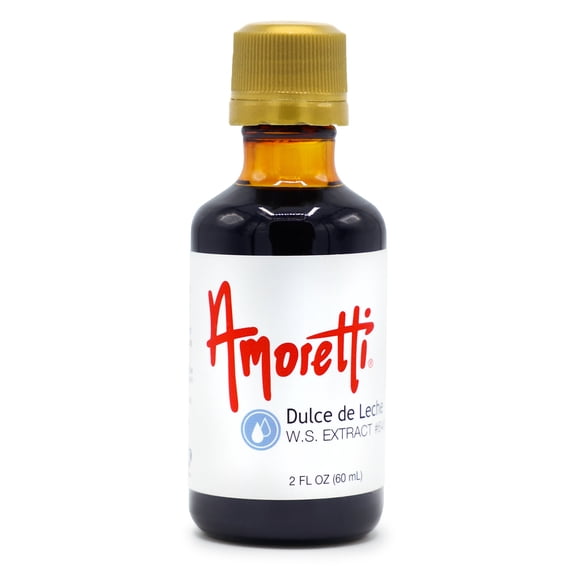 Amoretti - Dulce de Leche Extract Water Soluble 2 oz - Highly Concentrated & Perfect For Pastry, Savory, Brewing, and more, Preservative Free, Vegan, Kosher Pareve, Keto Friendly