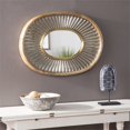 thumbnail image 2 of SEI Furniture Froxley Oval Contemporary Wood Decorative Mirror in Silver, 2 of 3