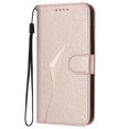 thumbnail image 3 of Étui à Rabat Premium pour iPhone 17 Pro Texture Fibre de Carbone, Support et Fermoir Magnétique Rose, 3 of 7
