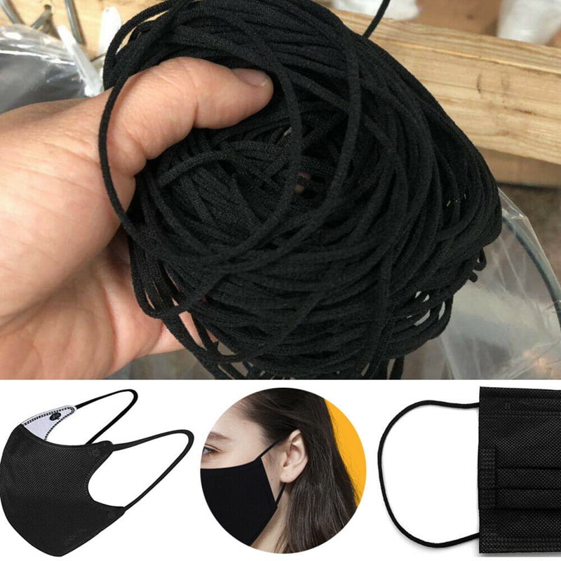 109 Yards Circle Elastic Band 3mm Elastic Cord//Elastic Band//Elastic Rope//Bungee//White Heavy Stretch Knit Elastic Spool