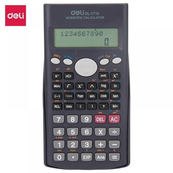 CNKOO Scientific Calculators 12-Digit TI-84 Plus CE Digit Graphing Calculator Battery and Solar Hybrid Powered LCD Display for Business Office High School and College 6.5”x3.4”x0.9” Bla
