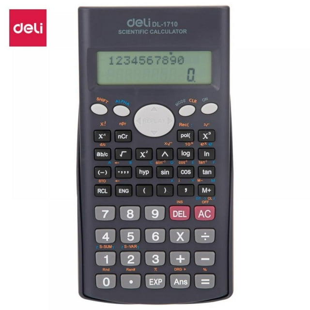 CNKOO Scientific Calculators 12-Digit TI-84 Plus CE Digit Graphing Calculator Battery and Solar Hybrid Powered LCD Display for Business Office High School and College 6.5”x3.4”x0.9” Bla